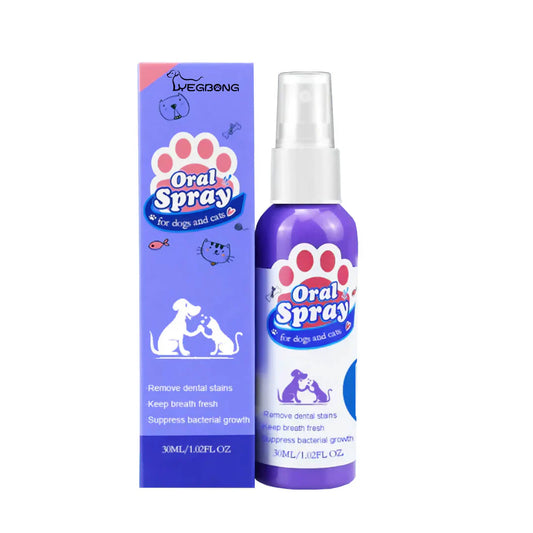 Spray para el cuidado bucal de perros y gatos